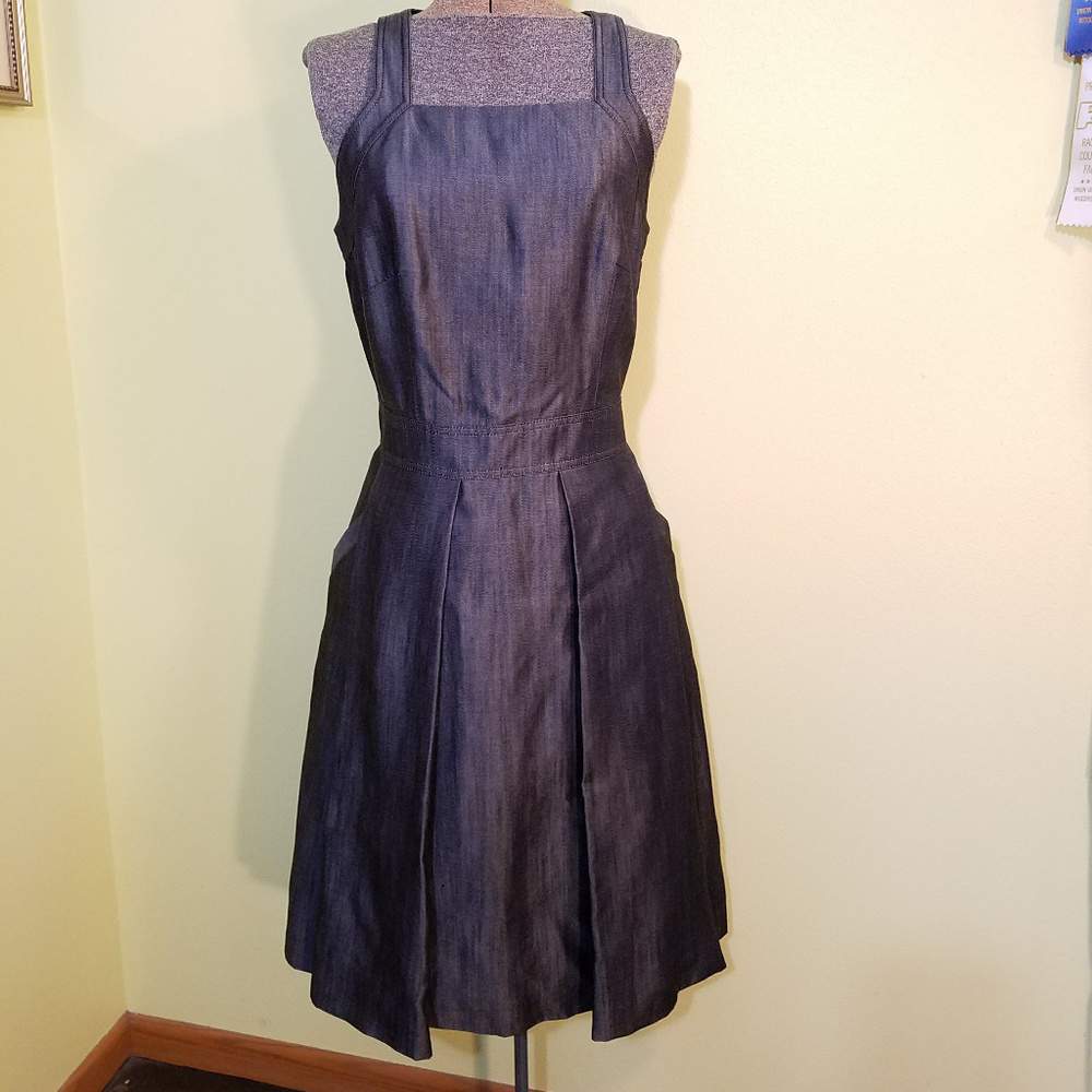 NWOT Rachel Roy black denim dress